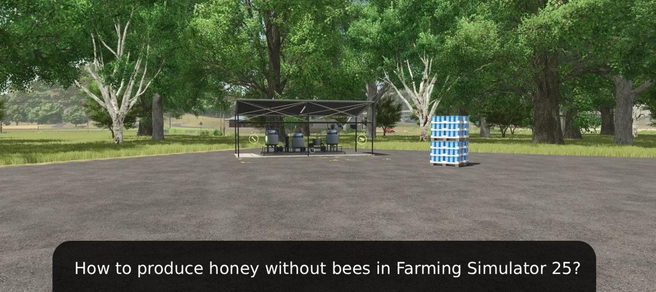 How to produce honey without bees in Farming Simulator 25?